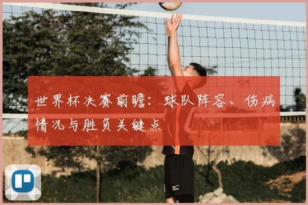 世界杯决赛前瞻：球队阵容、伤病情况与胜负关键点
